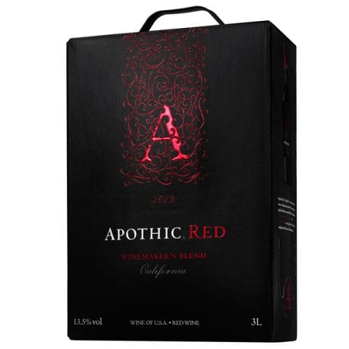 Världspremiär för mytomspunna apothic red winemaker’s blend på box