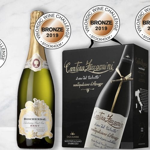 Medaljer I Vinordic Wine Challenge 2019