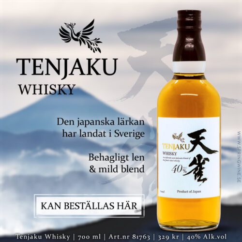 Upptäck Japanska Tenjaku whisky – nu på Systembolaget