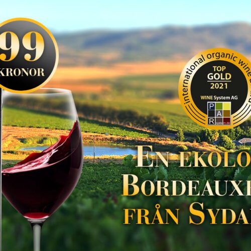 JACQUES GERMANIER ORGANIC CABERNET SAUVIGNON MERLOT – En ekologisk bordeauxblend från Sydafrika