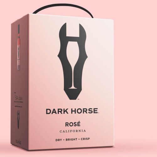 Dark Horse Rosé på box