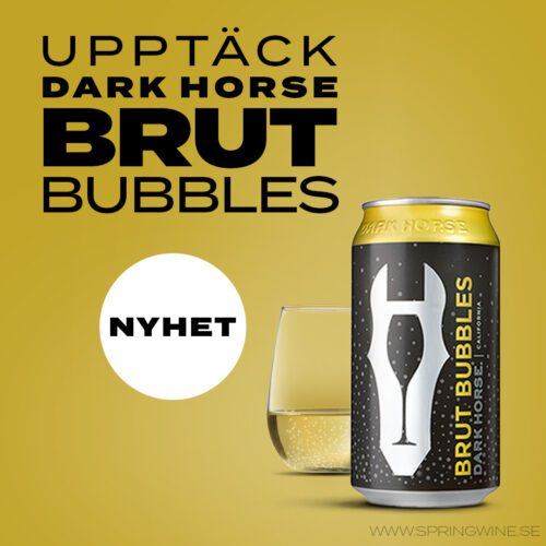 Dark Horse Brut Bubbles – Mousserande vin på burk