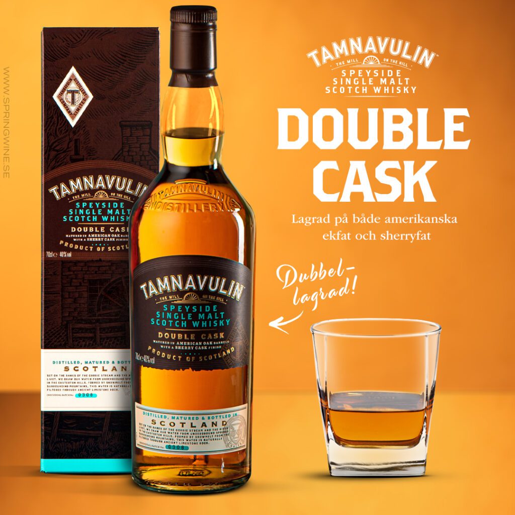 Tamnavulin Double Cask Edition Single Malt Whisky från Speyside Springwine