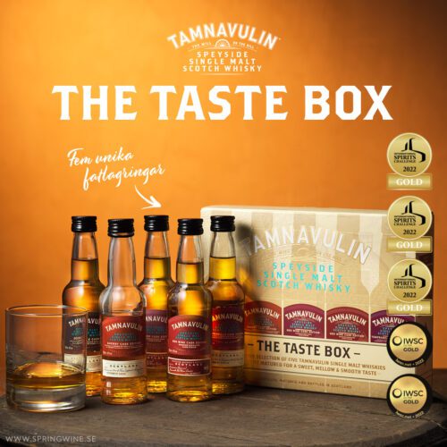 Tamnavulin The Taste Box – Fem unika fatlagringar