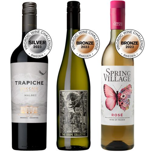 VINORDIC WINE CHALLENGE 2023 – Tre medaljer till Spring Wine & Spirits!