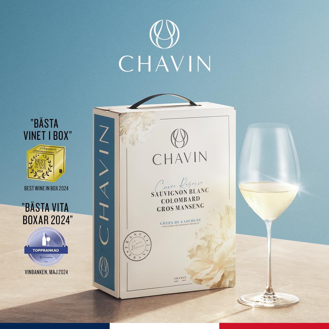 Chavin Sauvignon Blanc Côtes de Gascogne på box