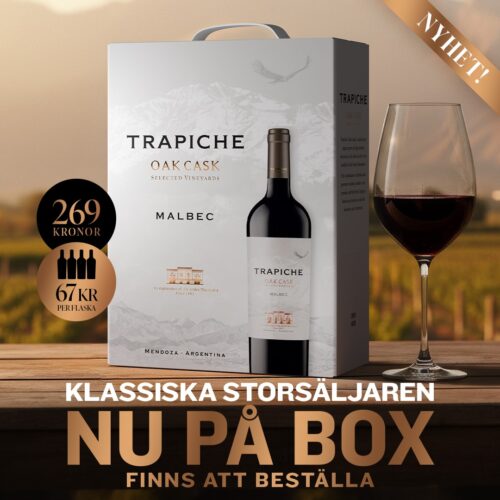 Trapiche Malbec Oak Cask på box
