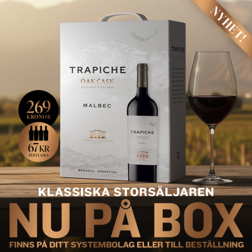 Trapiche Malbec Oak Cask på box