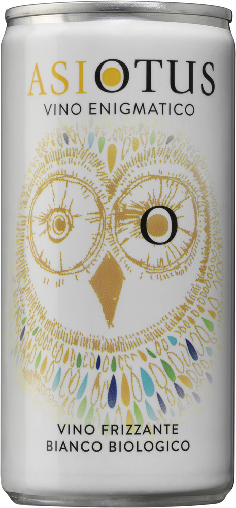 Asiotus Vino Bianco Frizzante Organic 20 cl can